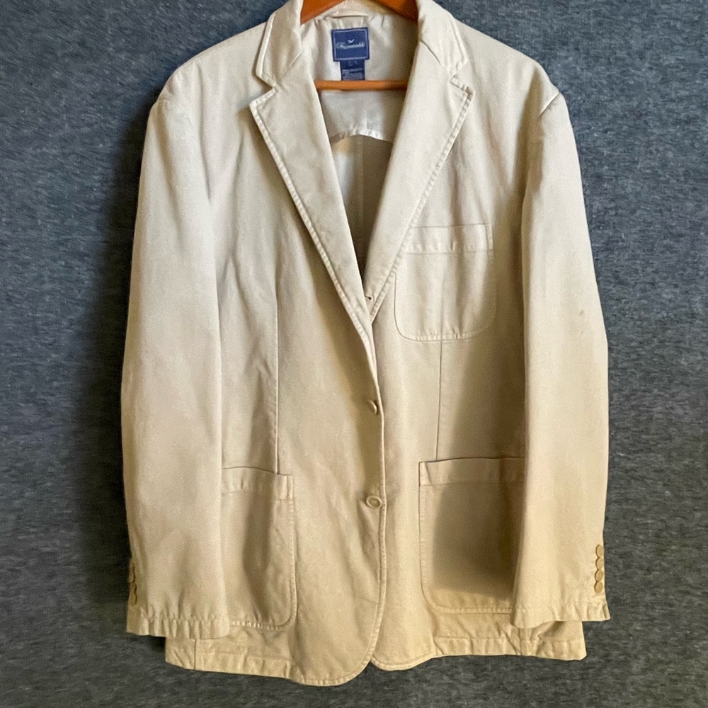 Vintage Falconnable Cream Jacket. French Designer made in Romania , 1990’s